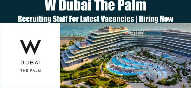 W Dubai The Palm Jobs | W Dubai The Palm Vacancies | Job Openings at W Dubai The Palm | Maldives Vacancies
