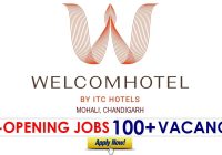 Welcomhotel by ITC Hotels Mohali Chandigarh Jobs | Welcomhotel by ITC Hotels Mohali Chandigarh Vacancies | Job Openings at Welcomhotel by ITC Hotels Mohali Chandigarh | Maldives Vacancies