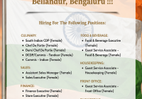 Marriott Executive Apartments Bellandur Bengaluru Jobs | Marriott Executive Apartments Bellandur Bengaluru Vacancies | Job Openings at Marriott Executive Apartments Bellandur Bengaluru | Maldives Vacancies