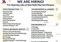 New Delhi Marriott Marquis Jobs | New Delhi Marriott Marquis Vacancies | Job Openings at New Delhi Marriott Marquis | Maldives Vacancies